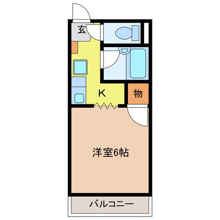 サープラス南出の物件間取画像